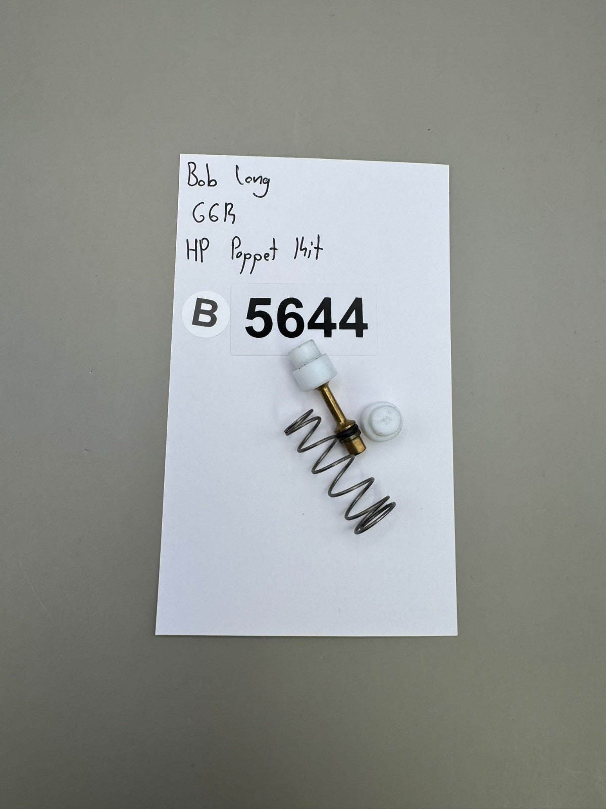 Bob Long G6R HP Poppet Kit
