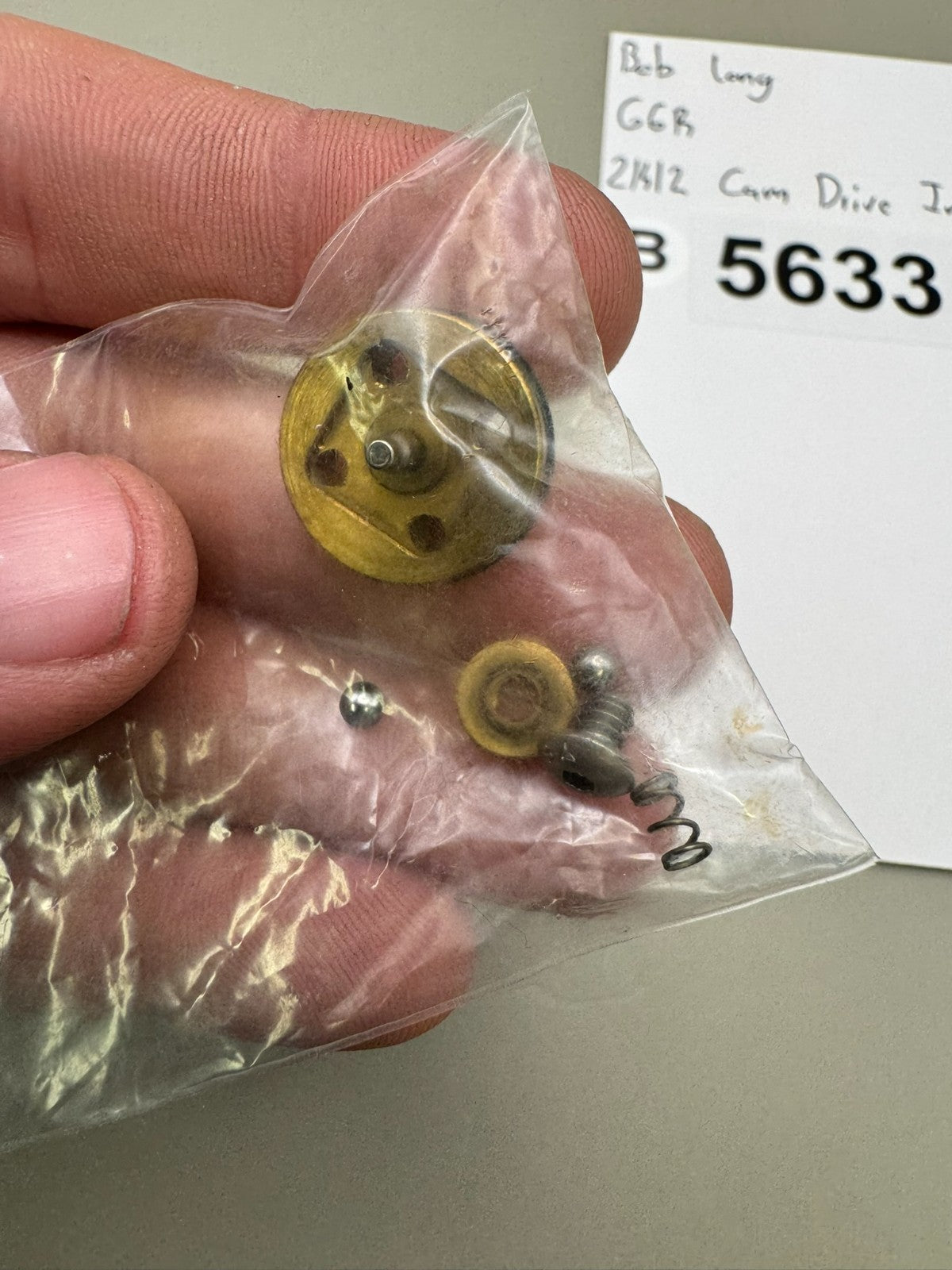Bob Long G6R 2K12 Cam Drive Internals
