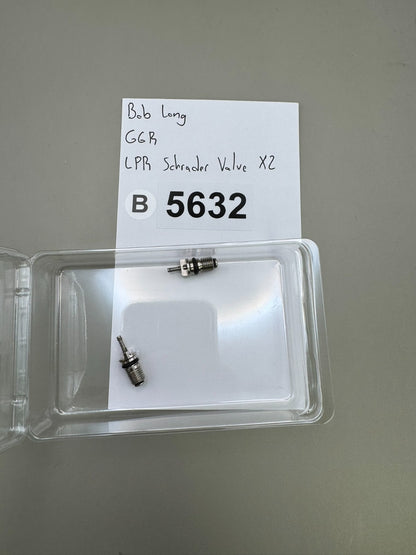 Bob Long G6R LPR Schrader Valve x 2