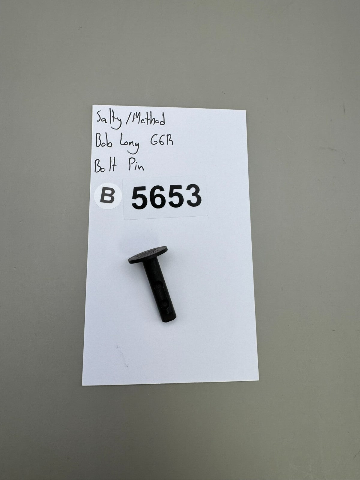 Salty/Method Bob Long G6R Bolt Pin-Black