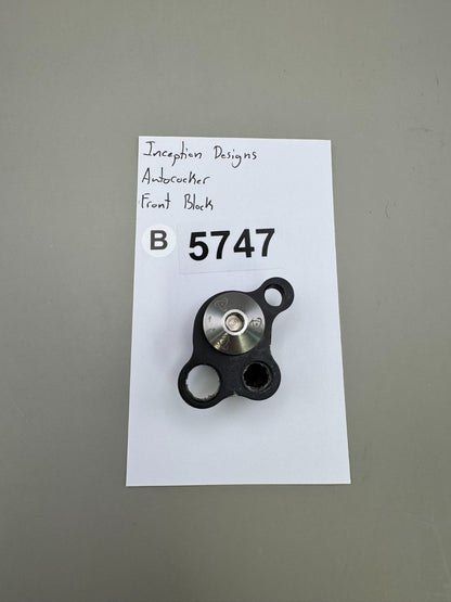 Inception Designs Autococker Front Block-Satin Black