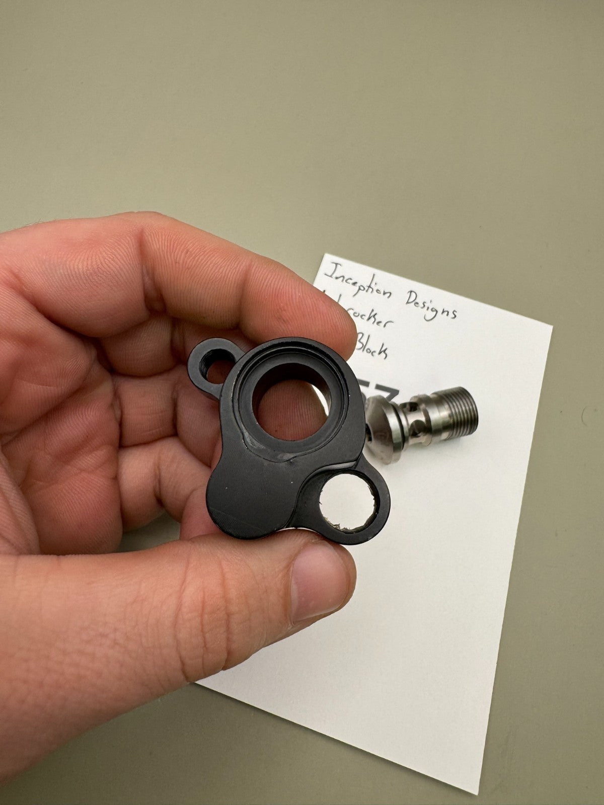 Inception Designs Autococker Front Block-Satin Black