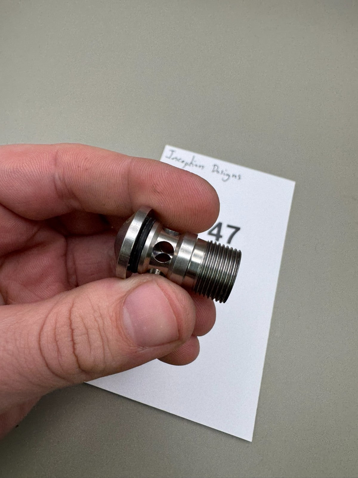 Inception Designs Autococker Front Block-Satin Black