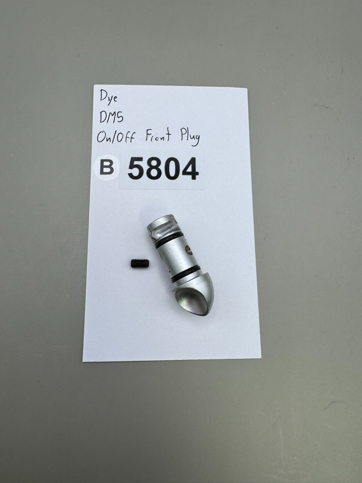 Dye DM5 On/Off Front Plug-Silver