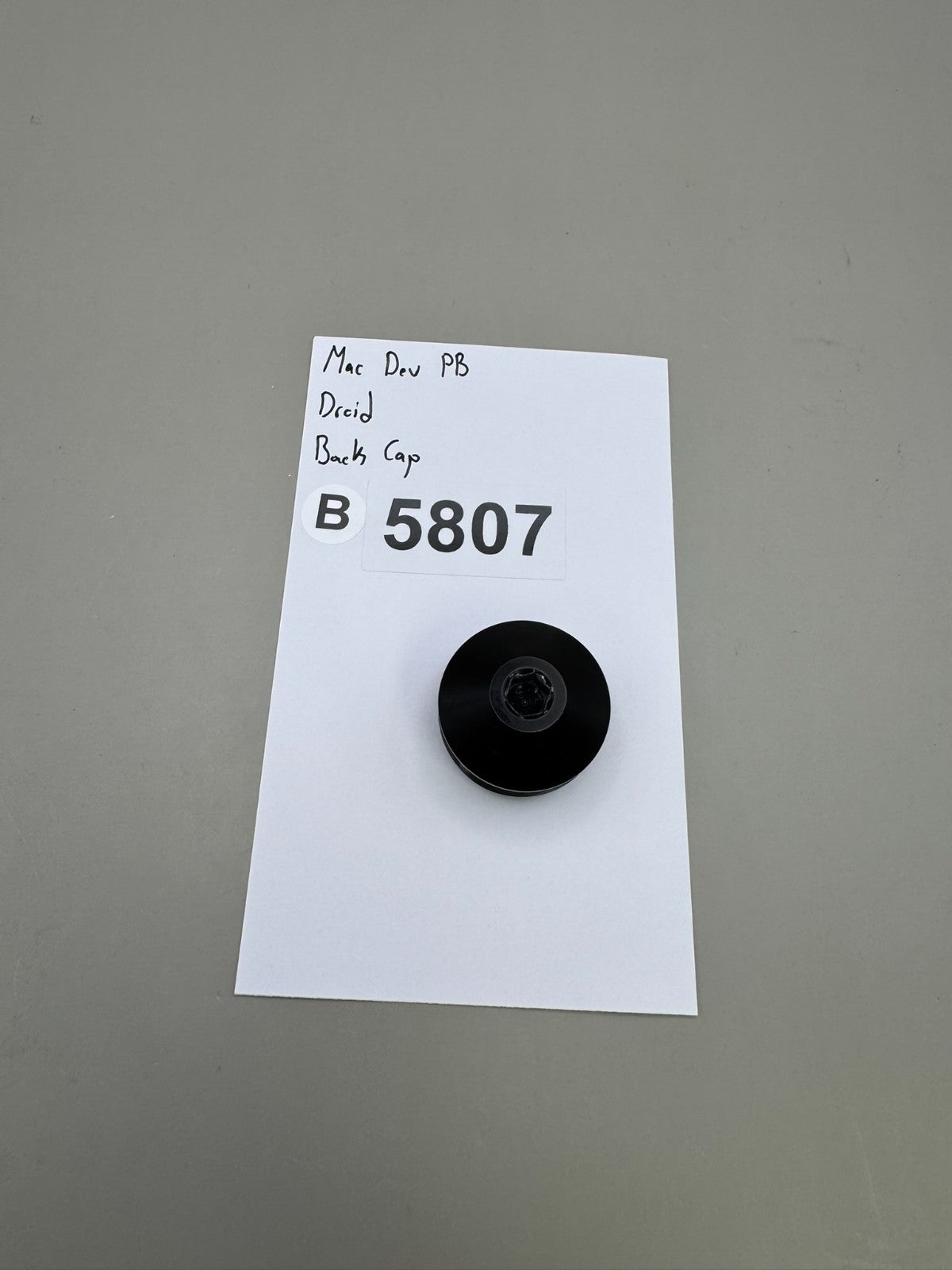 Mac Dev PB Droid Back Cap-Gloss Black