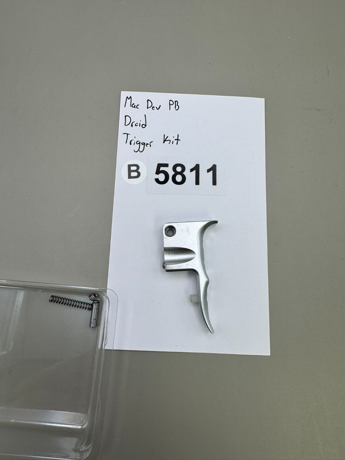 Mac Dev PB Droid Trigger Kit-Gloss Silver
