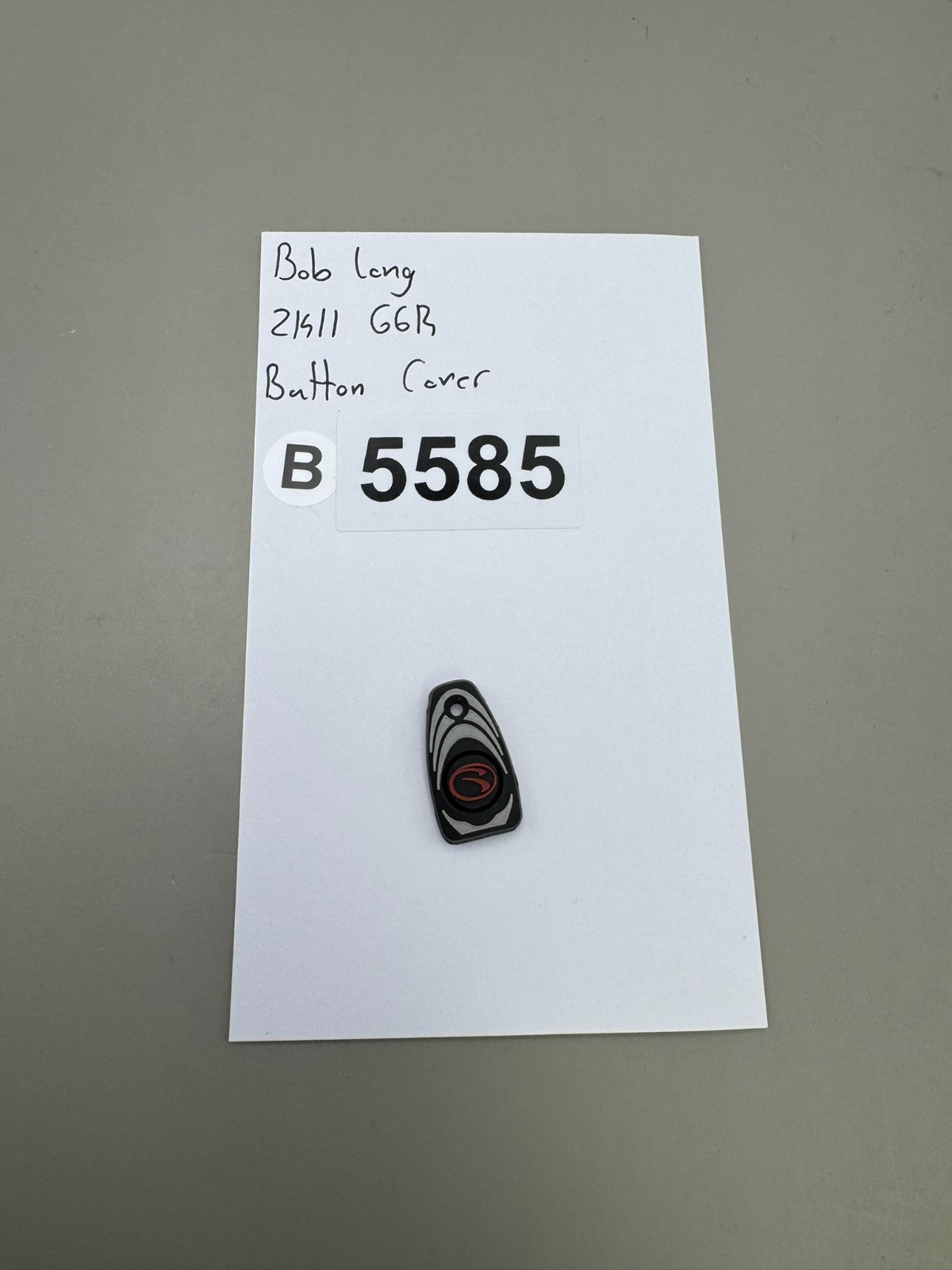 Bob Long 2K11 G6R Button Cover-Black