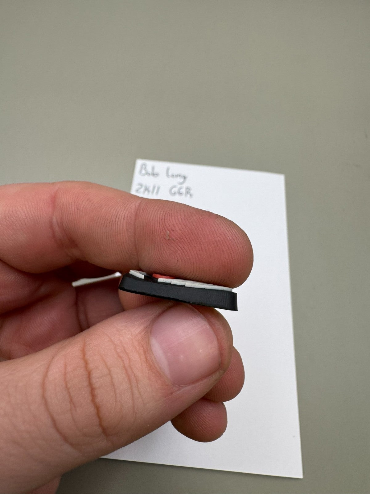 Bob Long 2K11 G6R Button Cover-Black