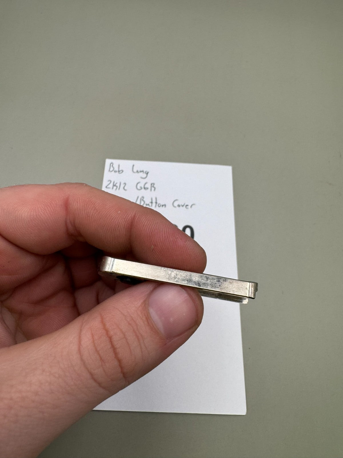 Bob Long 2K12 G6R Screen/Button Cover-Silver