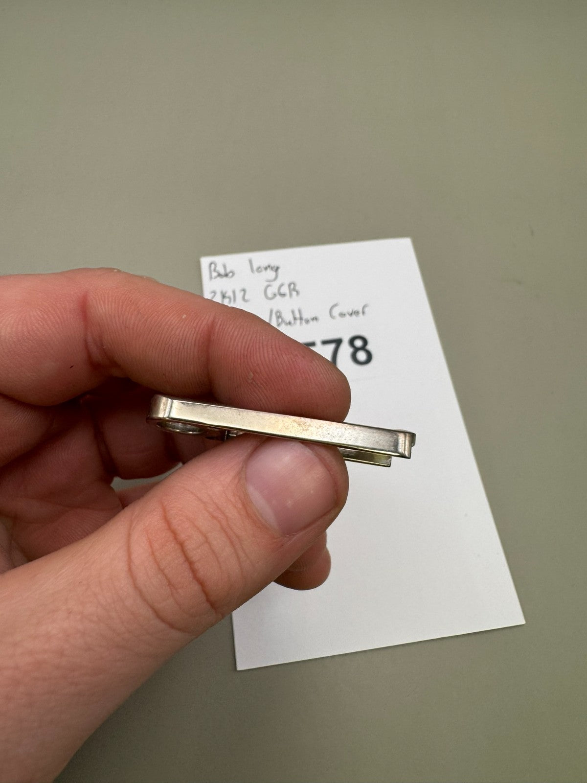 Bob Long 2K12 G6R Screen/Button Cover-Silver