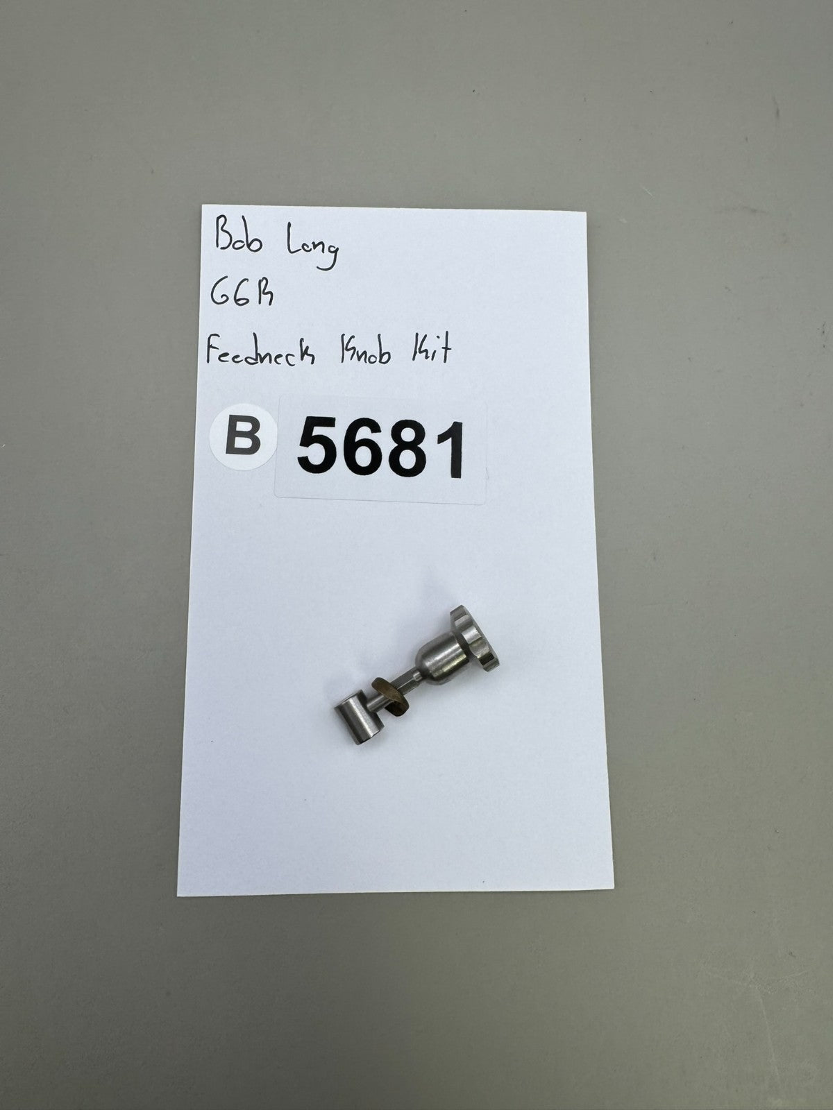 Bob Long G6R Feedneck Knob Kit