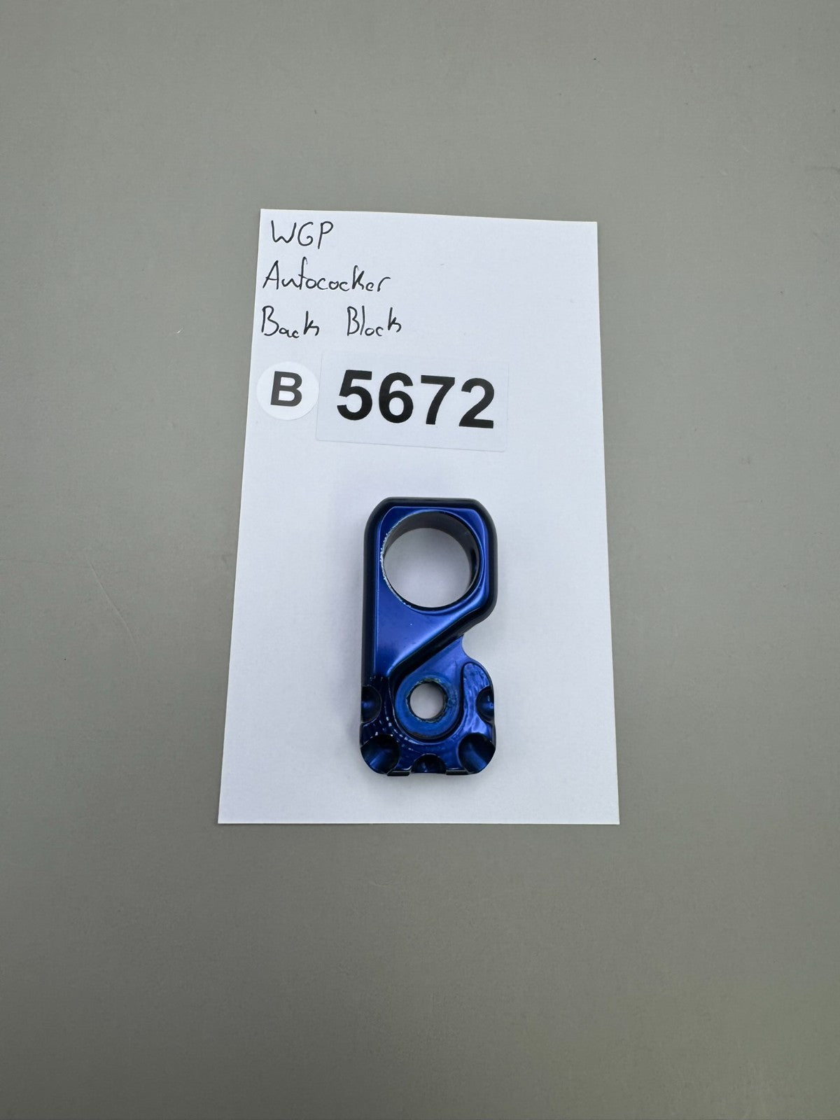 WGP Autococker Back Block-Gloss Blue