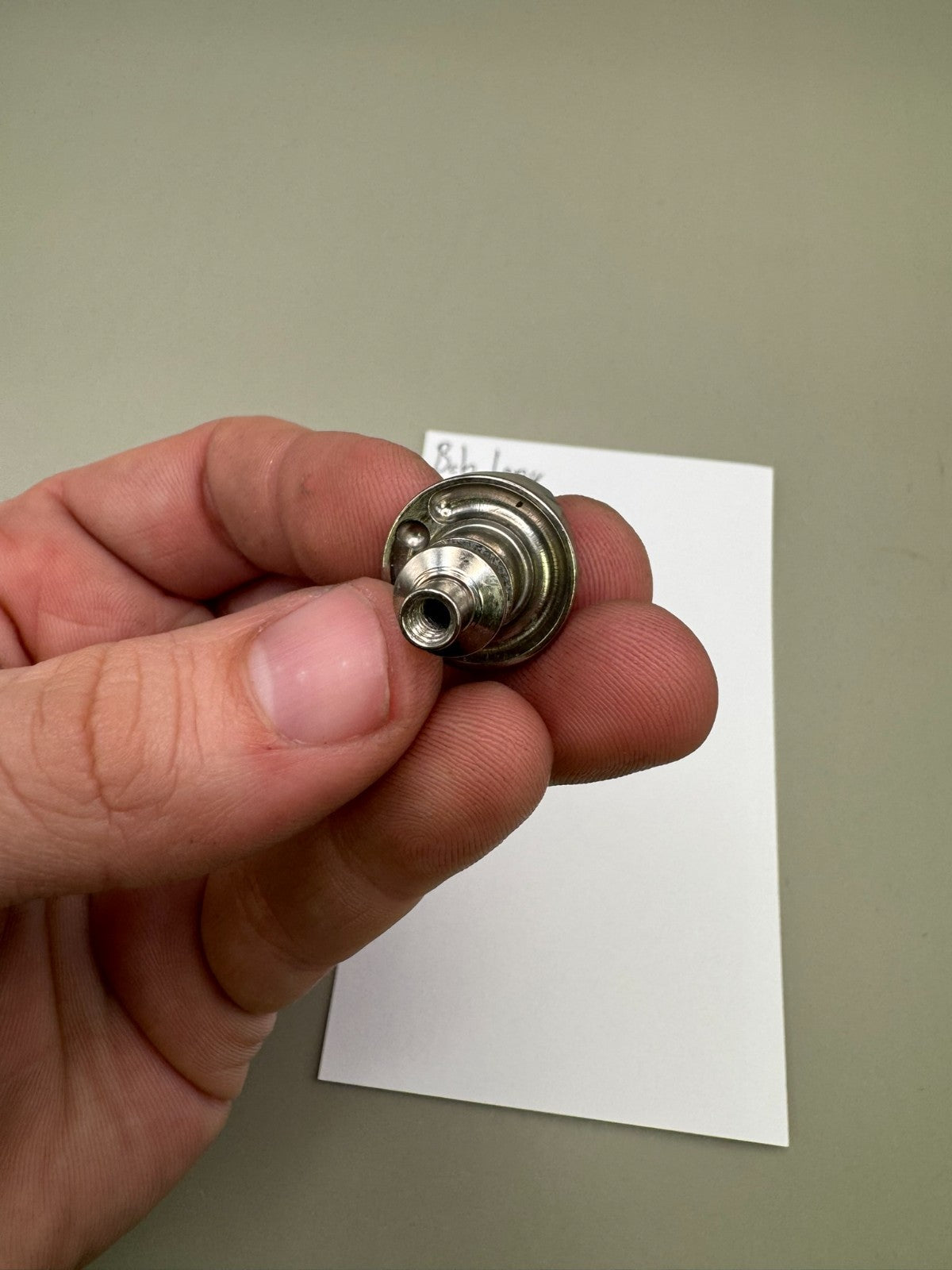 Bob Long 2K12 G6R Cam Drive Knob-Silver