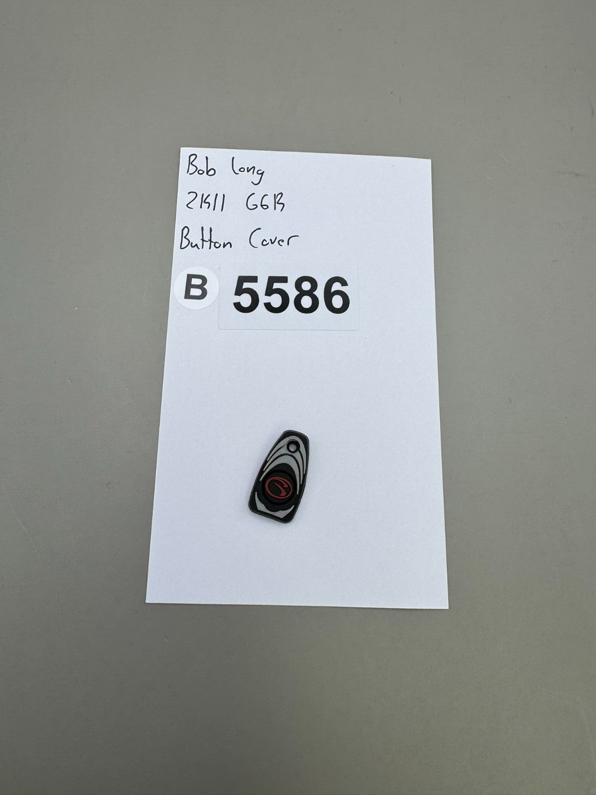 Bob Long 2K11 G6R Button Cover-Black