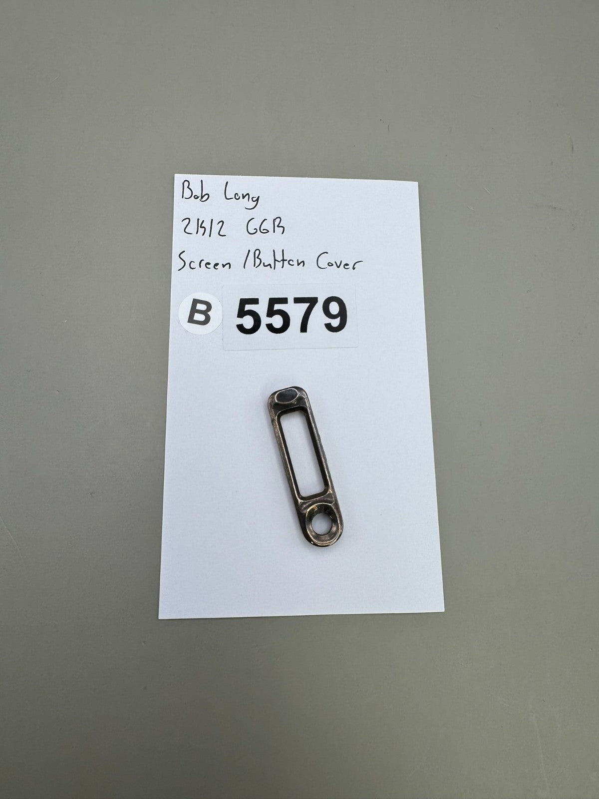 Bob Long 2K12 G6R Screen/Button Cover-Silver