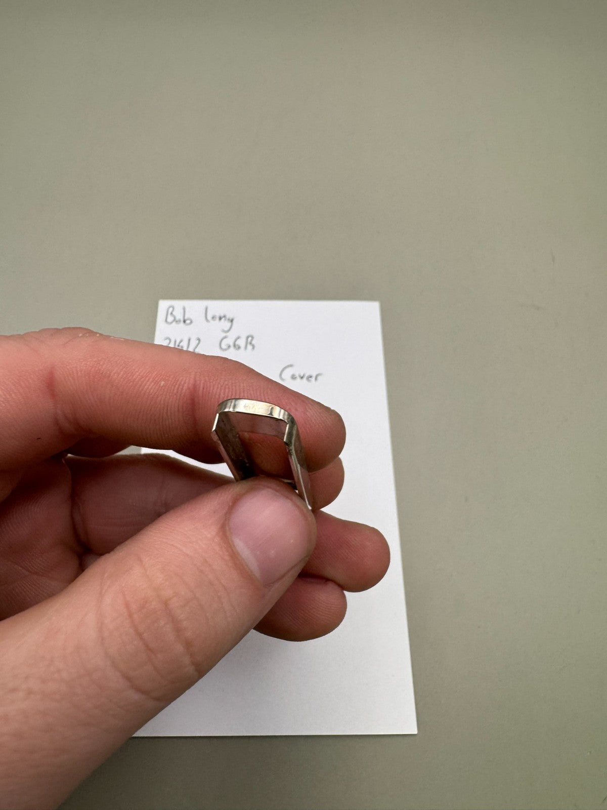 Bob Long 2K12 G6R Screen/Button Cover-Silver