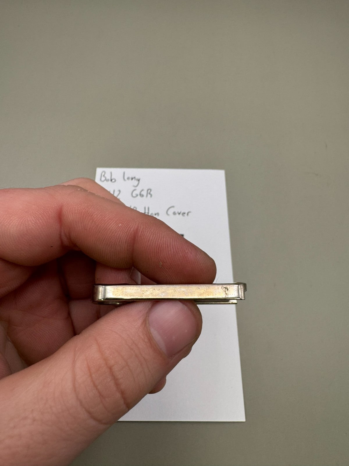 Bob Long 2K12 G6R Screen/Button Cover-Silver