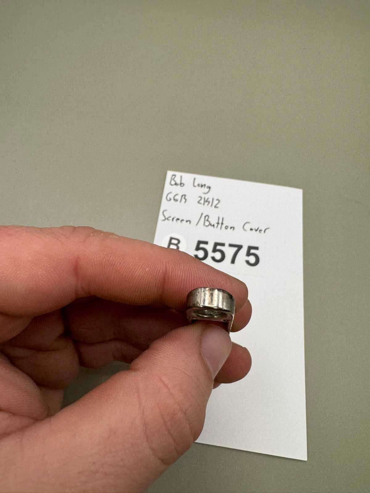 Bob Long G6R 2K12 Screen/Button Cover-Silver