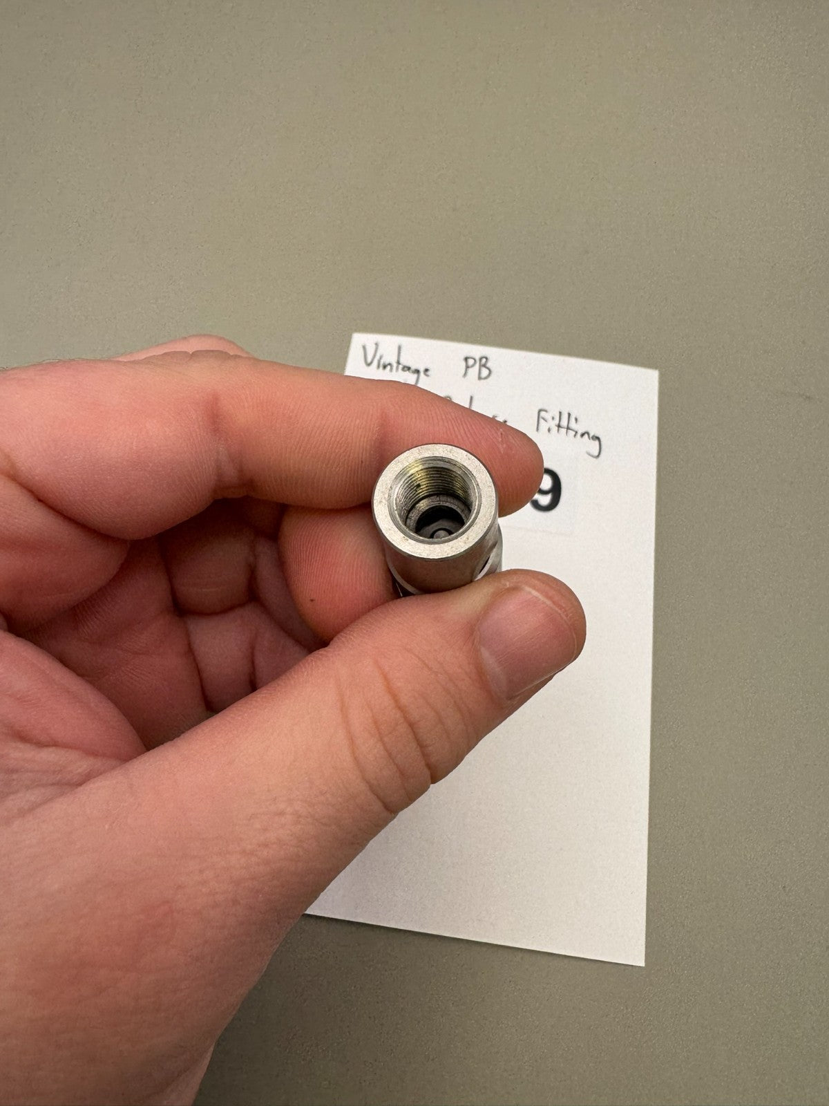 Vintage PB Quick Release Fitting-Gloss Silver