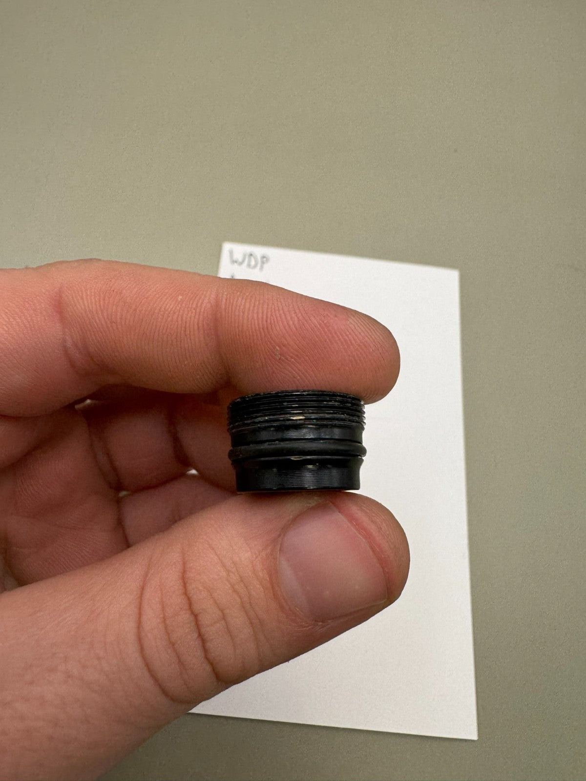 WDP Angel Front Plug-Satin Black