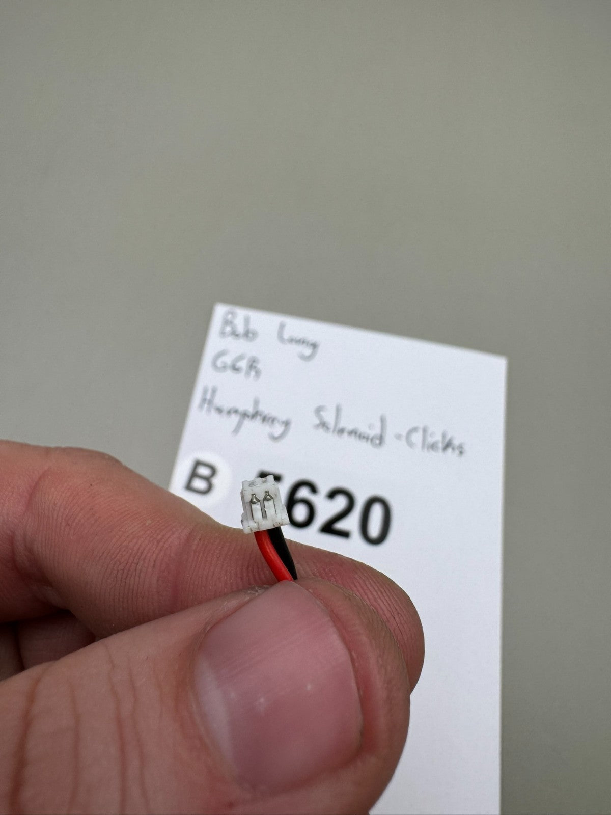 Bob Long G6R Humphrey Solenoid-Clicks