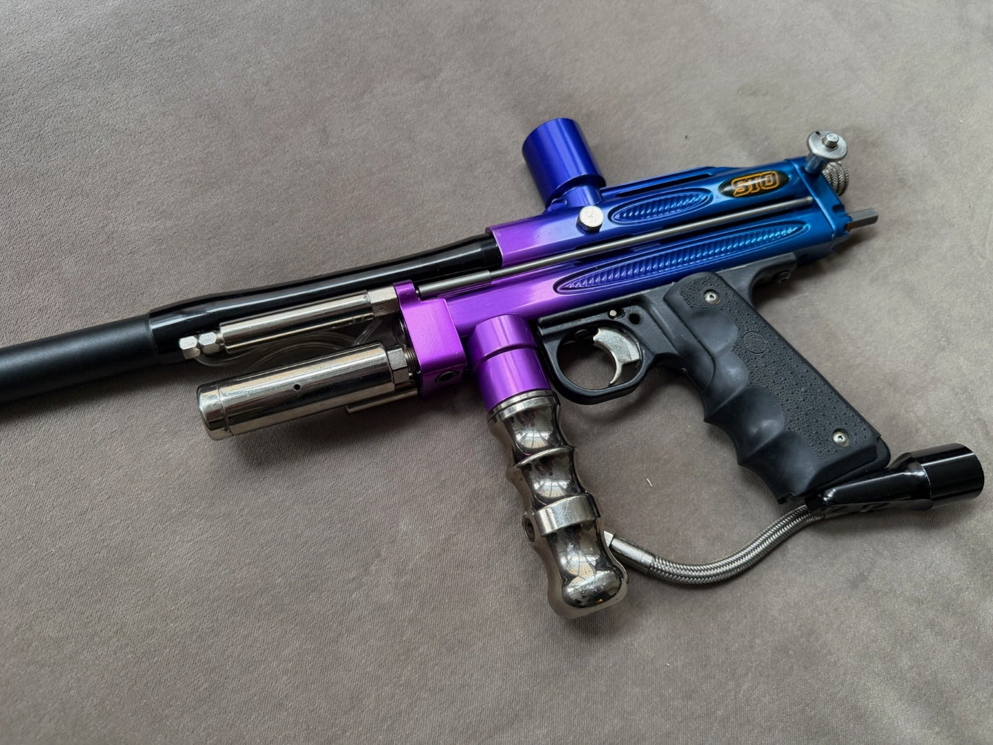 Purple STO Autococker Paintball Marker Fully Rebuilt