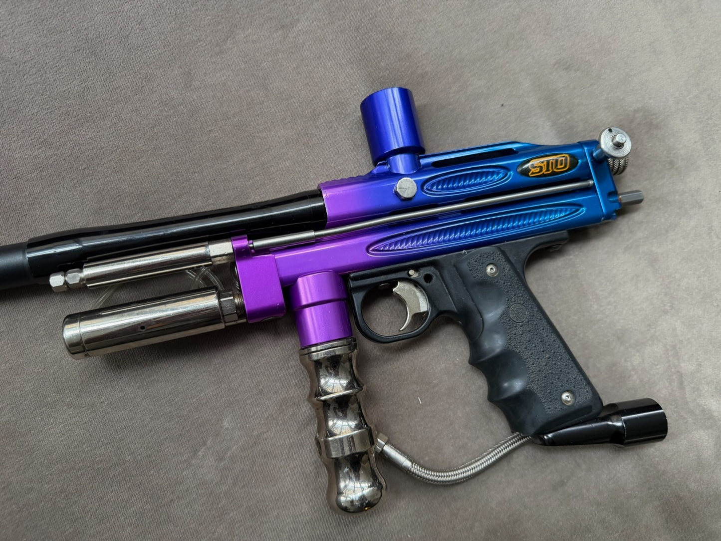 Purple STO Autococker Paintball Marker Fully Rebuilt