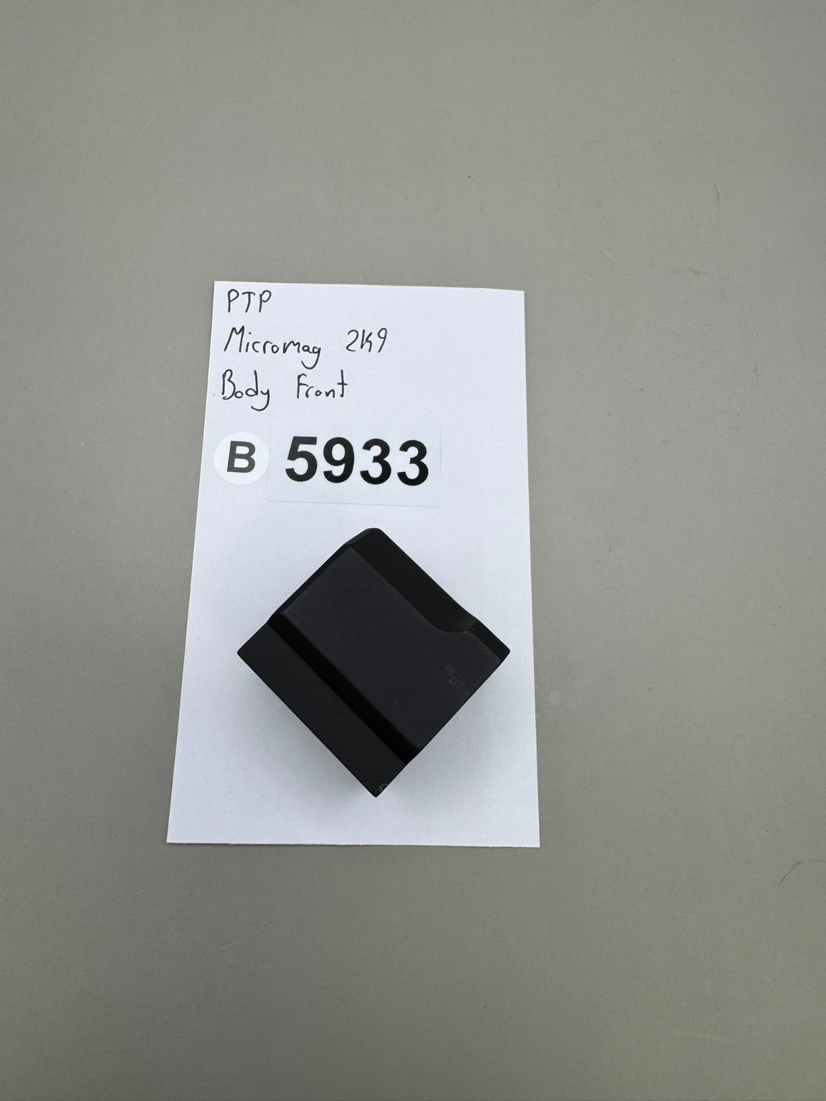 PTP 2K9 Micromag Body Front-Matte Black