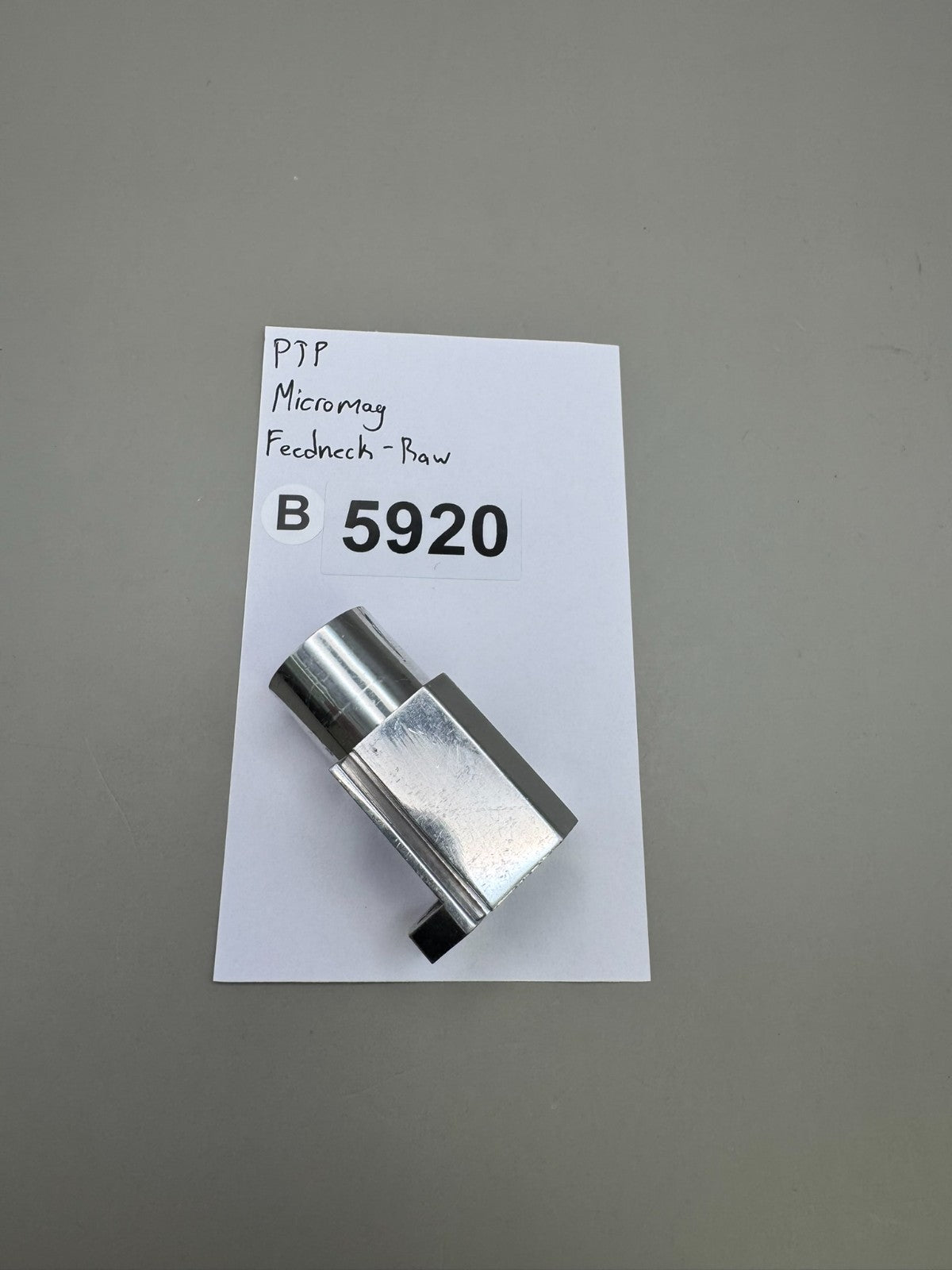 PTP Micromag Feedneck-Raw-Silver