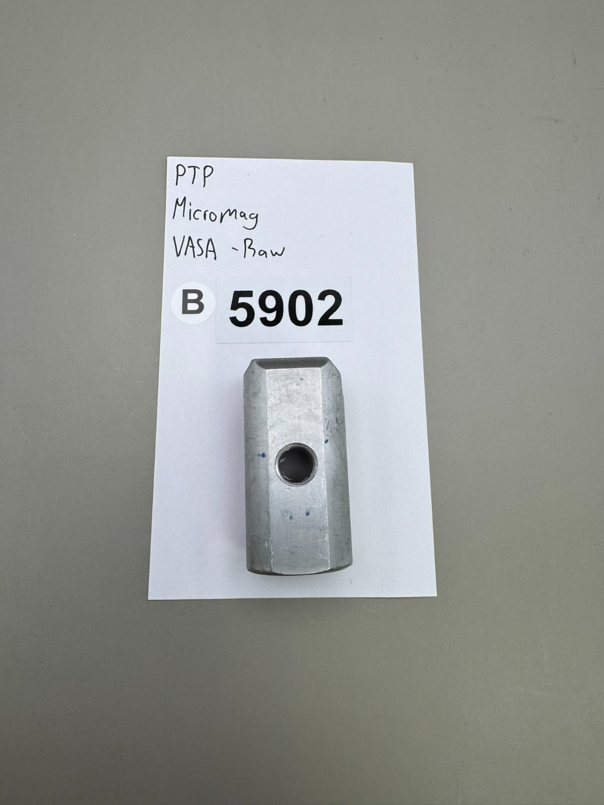 PTP Micromag VASA-Raw-Matte Silver