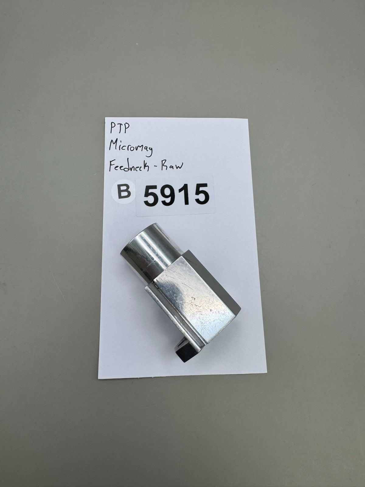 PTP Micromag Feedneck-Raw-Silver