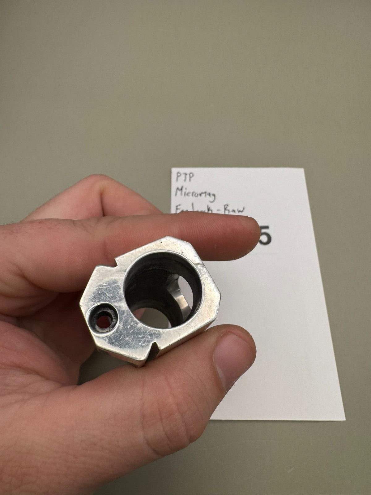 PTP Micromag Feedneck-Raw-Silver