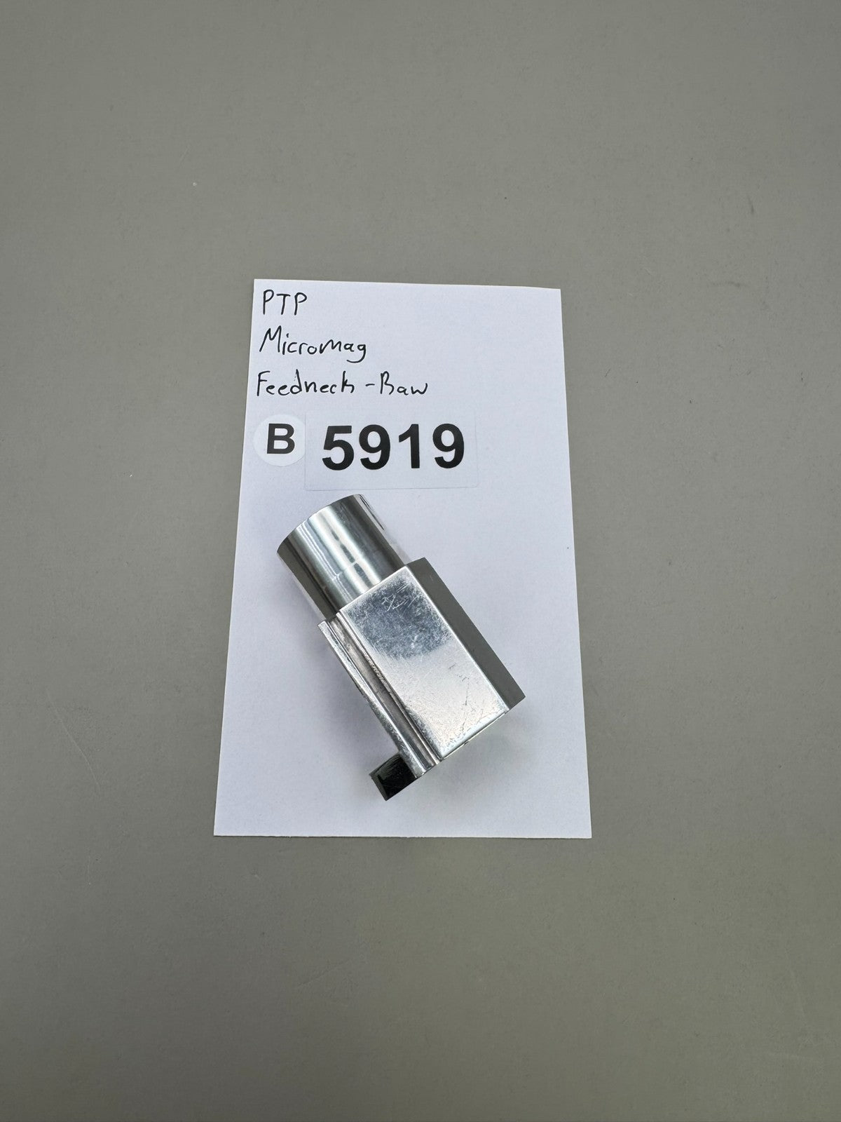 PTP Micromag Feedneck-Raw-Silver