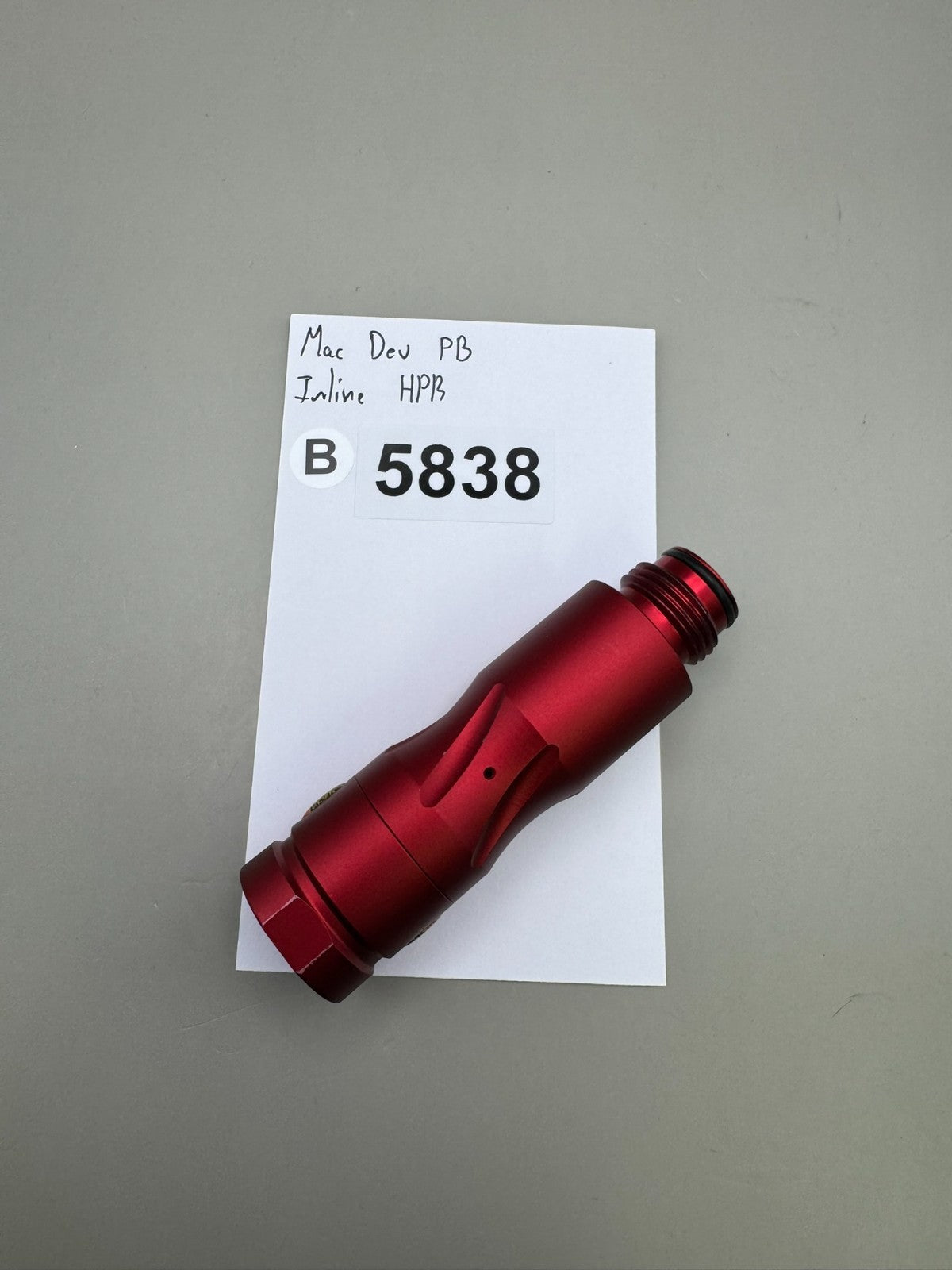 Mac Dev PB  Inline HPR-Satin Red