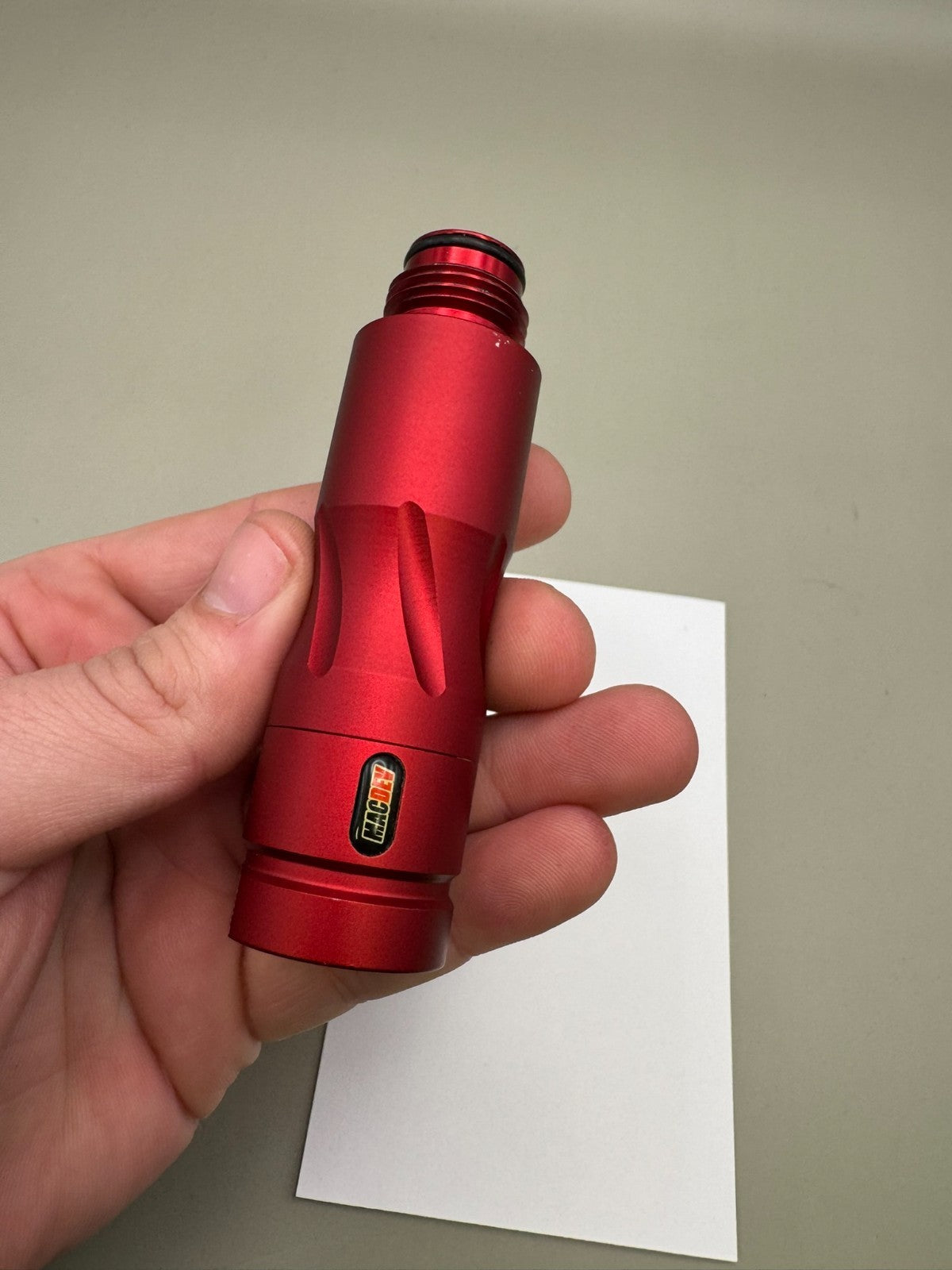 Mac Dev PB  Inline HPR-Satin Red
