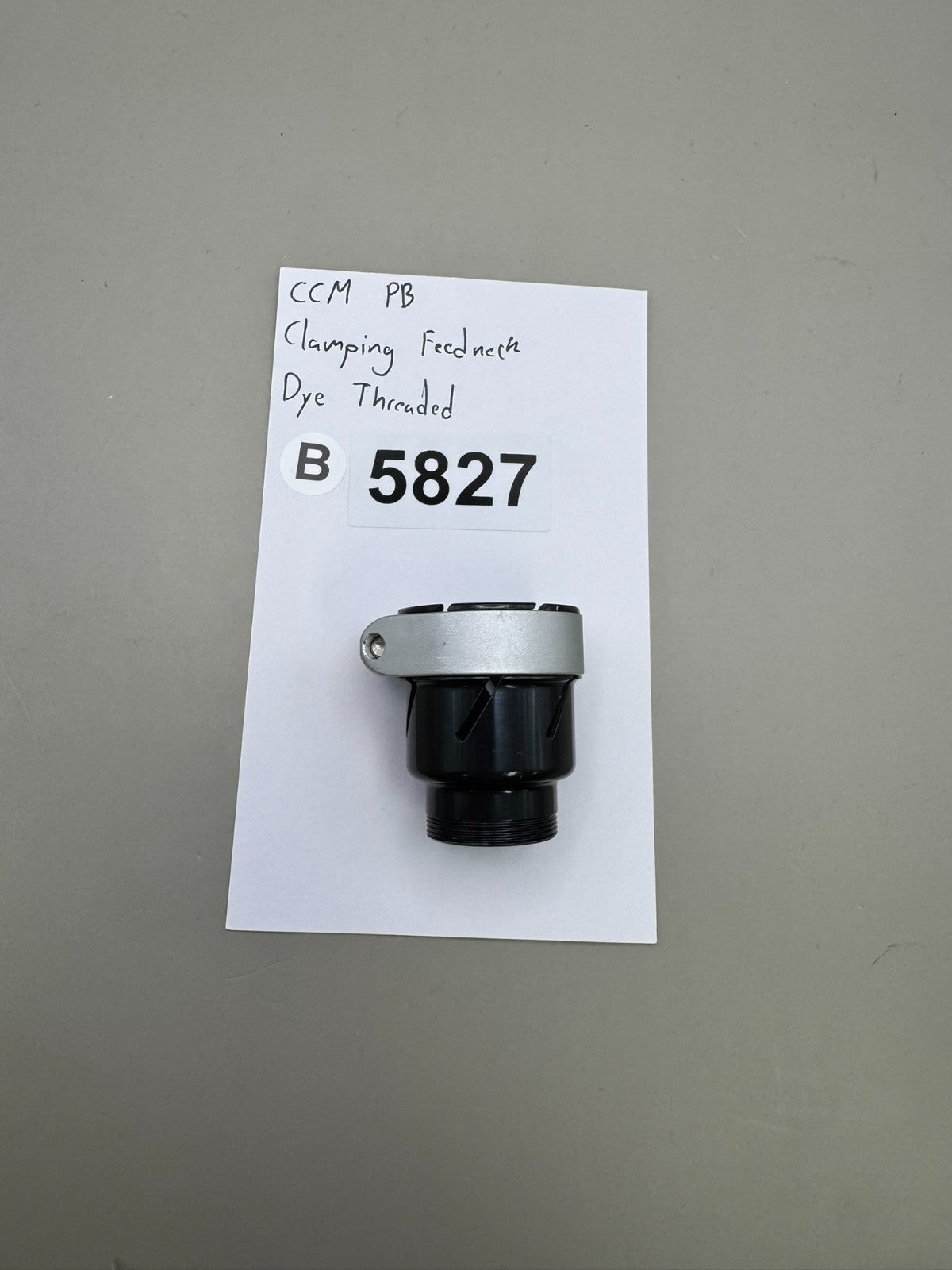 CCM PB Clamping Feedneck Dye Threaded-Satin Black