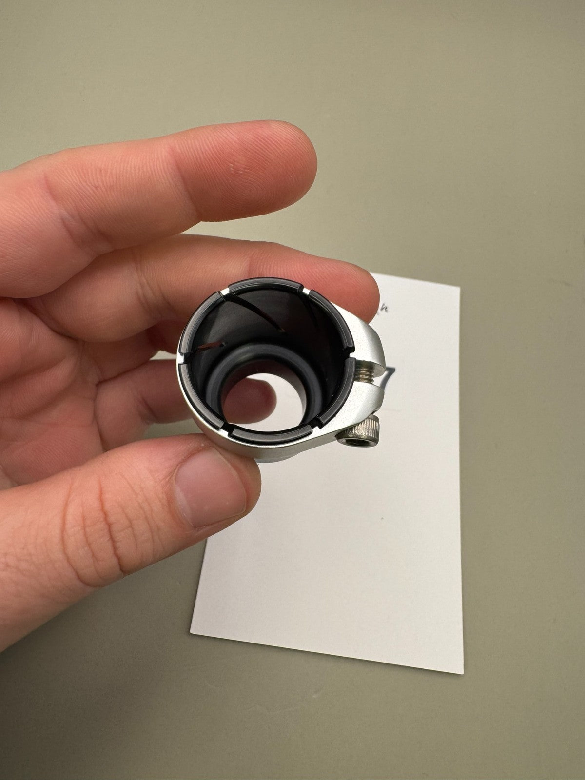 CCM PB Clamping Feedneck Dye Threaded-Satin Black