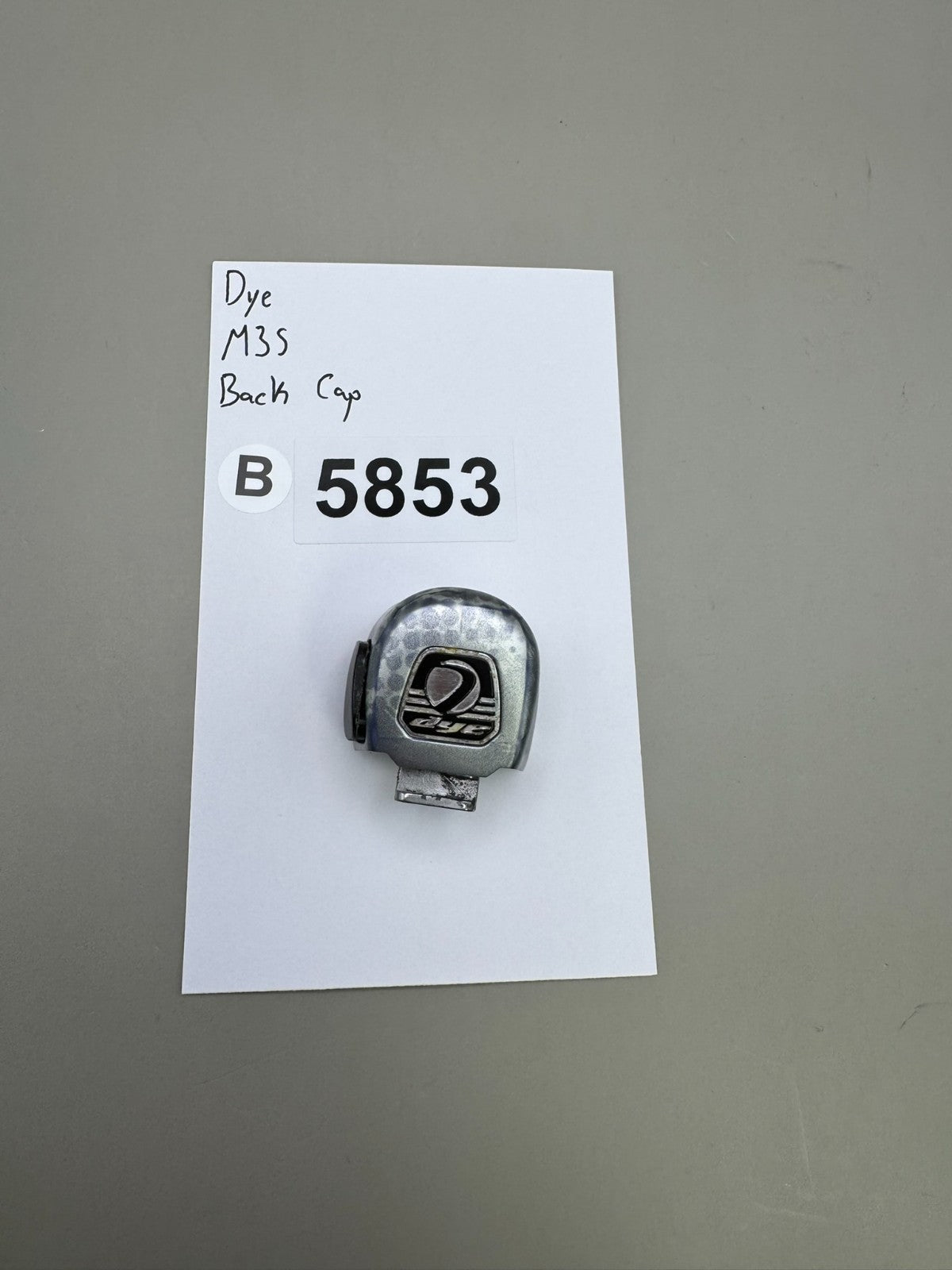 Dye M3S Back Cap-Silver