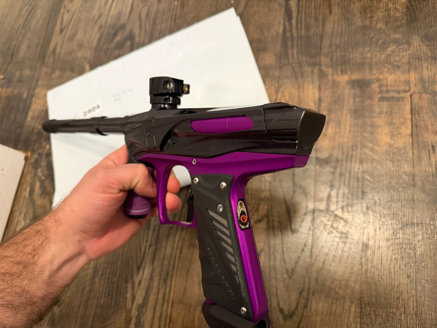 Purple Black Bob Long Victory Paintball Marker