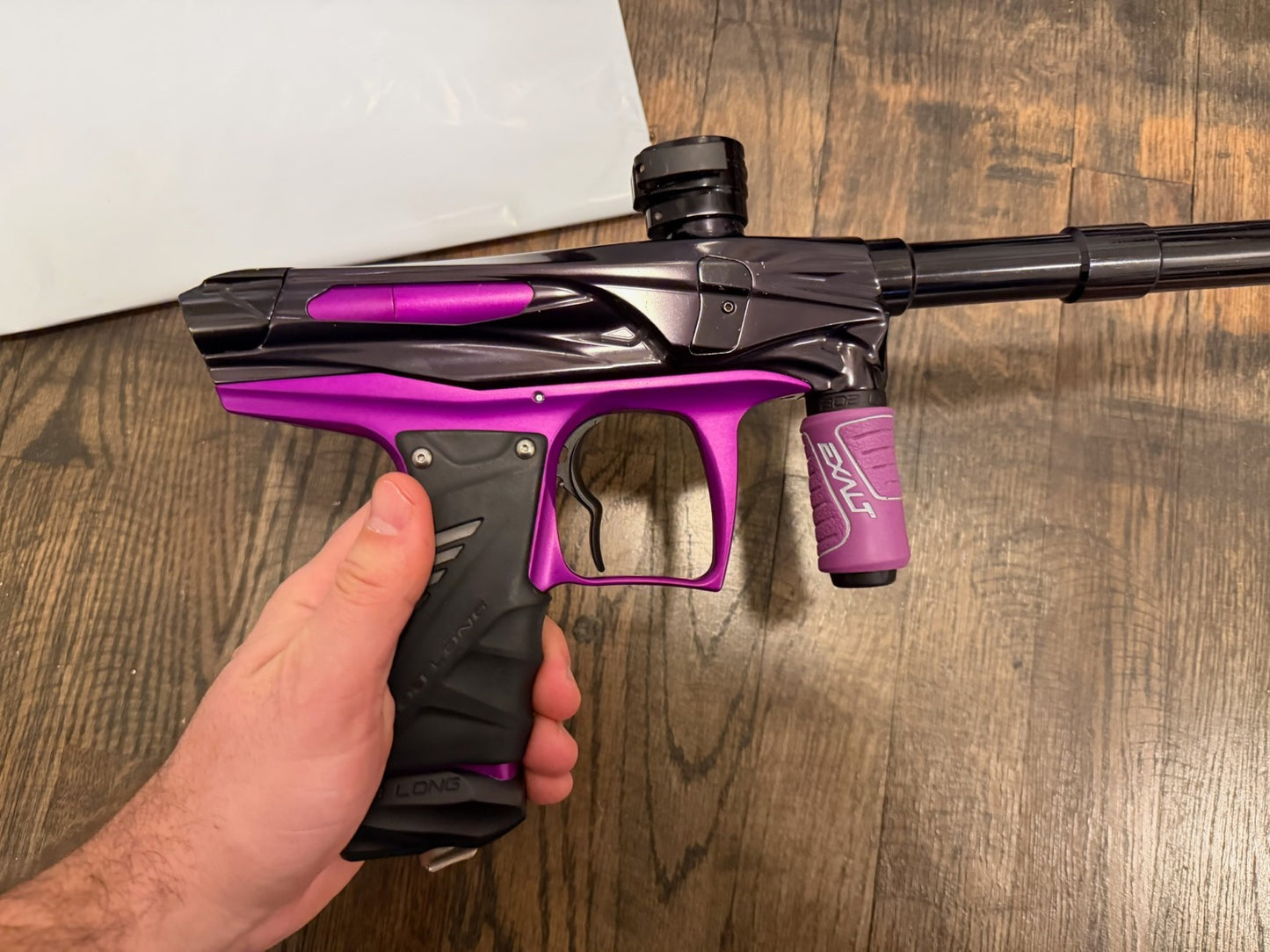 Purple Black Bob Long Victory Paintball Marker