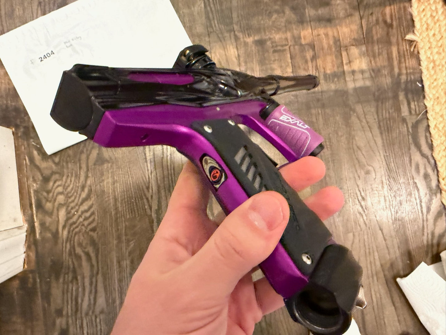 Purple Black Bob Long Victory Paintball Marker