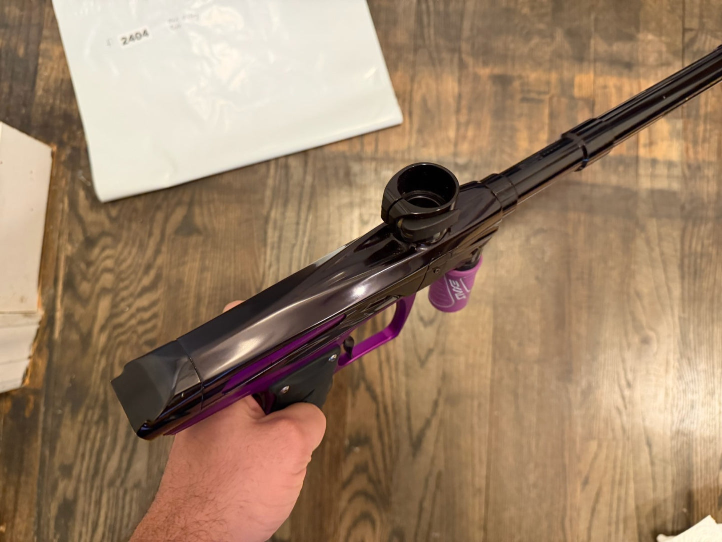Purple Black Bob Long Victory Paintball Marker