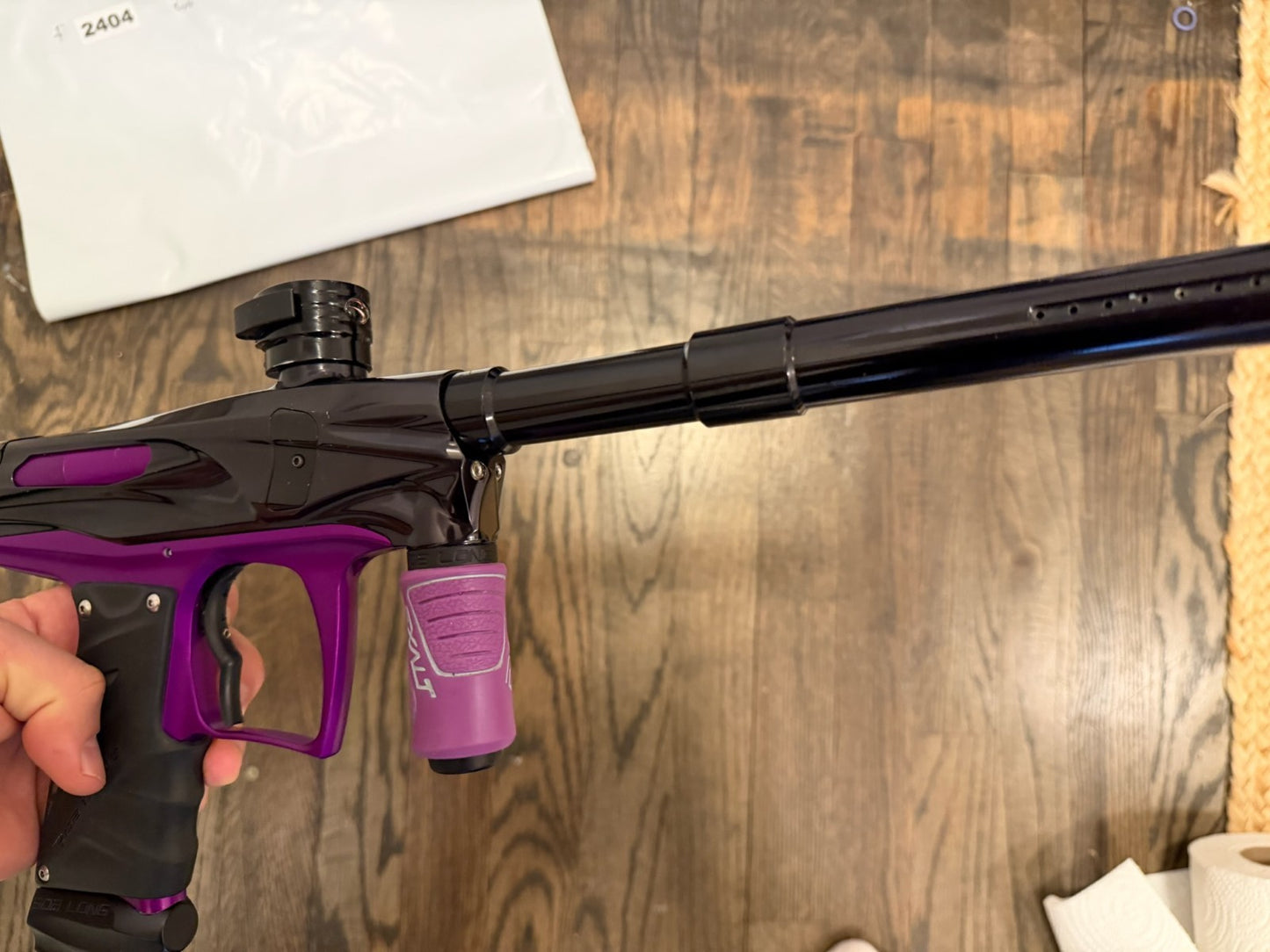 Purple Black Bob Long Victory Paintball Marker