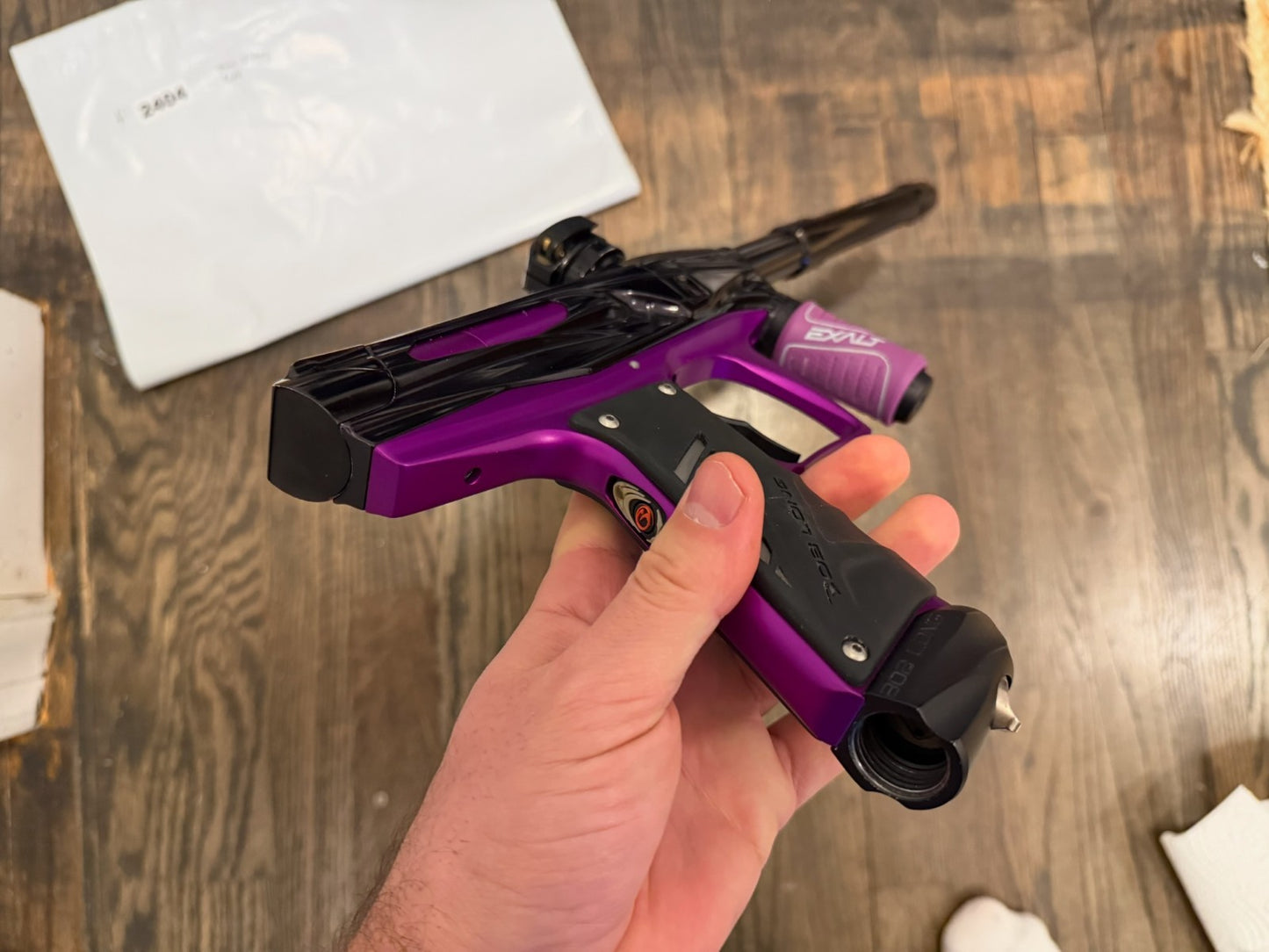 Purple Black Bob Long Victory Paintball Marker
