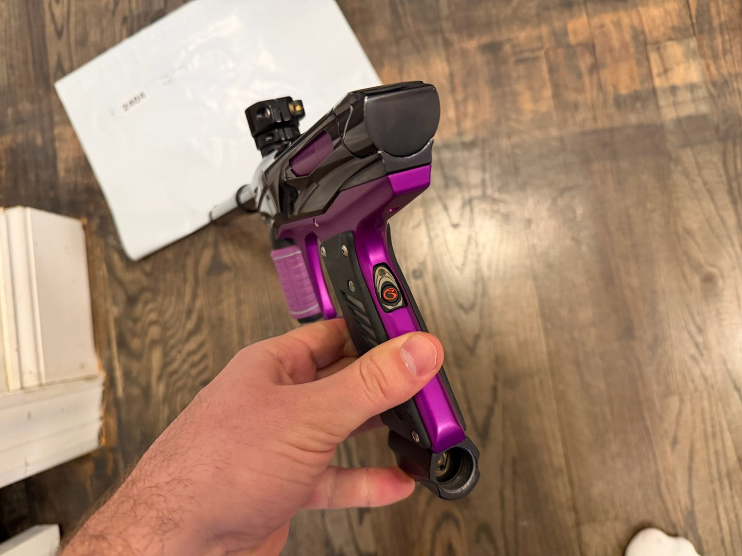Purple Black Bob Long Victory Paintball Marker