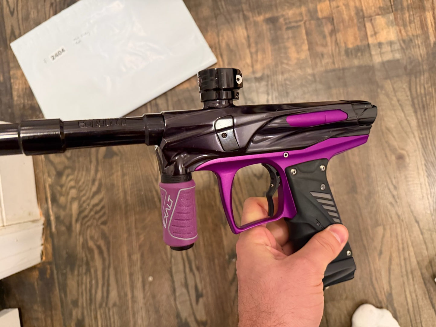 Purple Black Bob Long Victory Paintball Marker