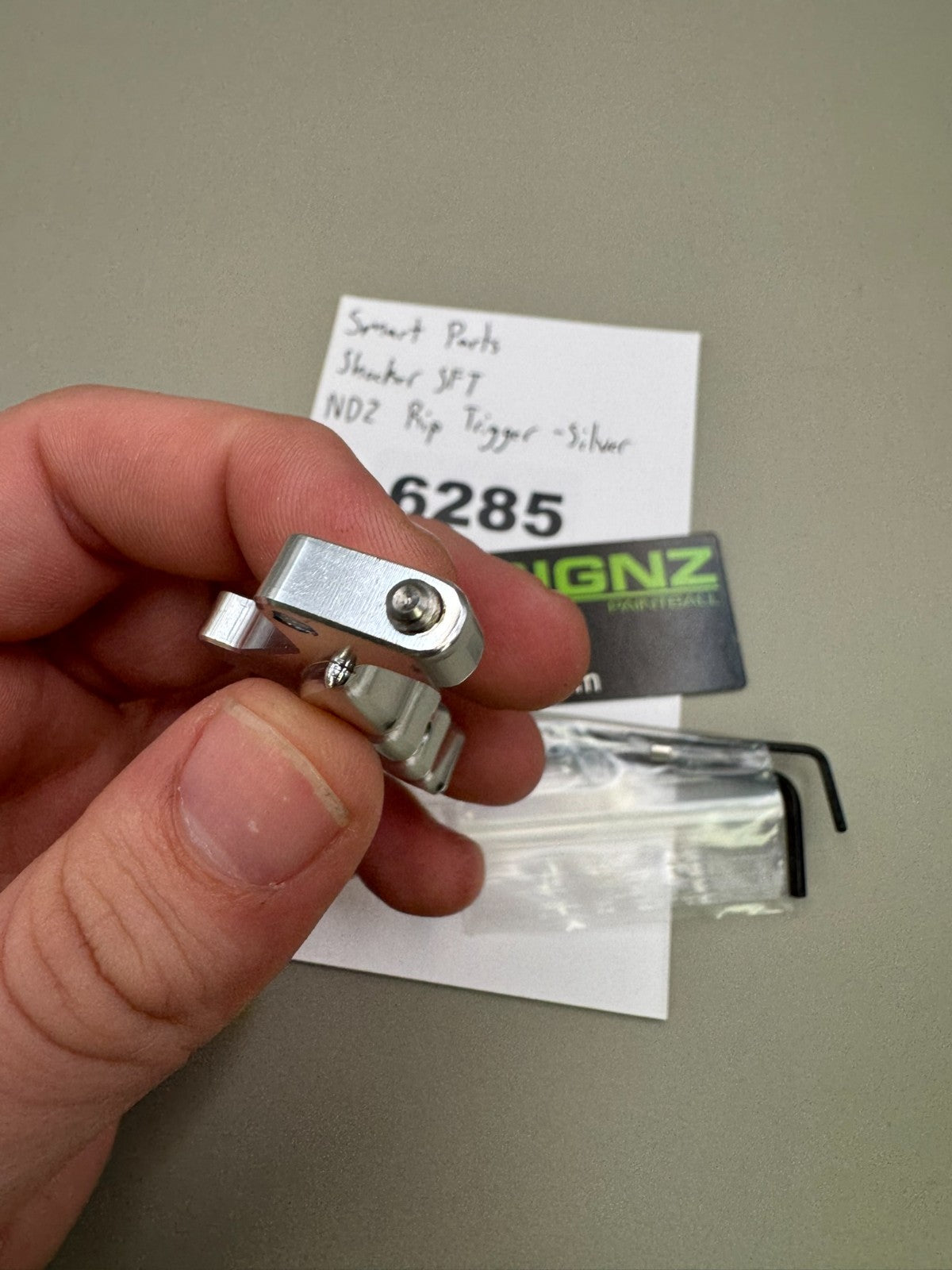 Smart Parts Shocker SFT NDZ Rip Trigger-Silver