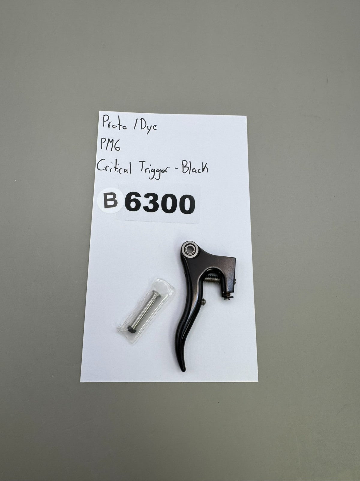 Proto/Dye PM6 Critical Trigger-Black