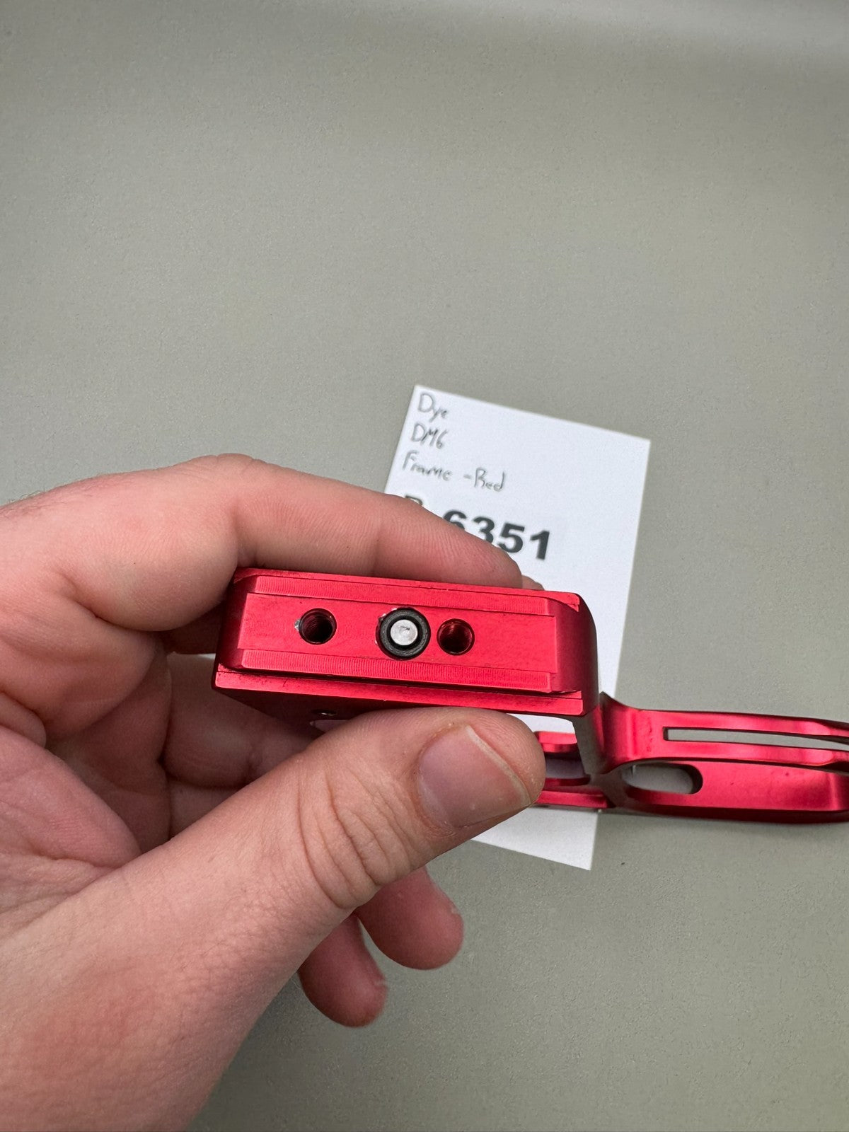 Dye DM6 Frame-Satin Red