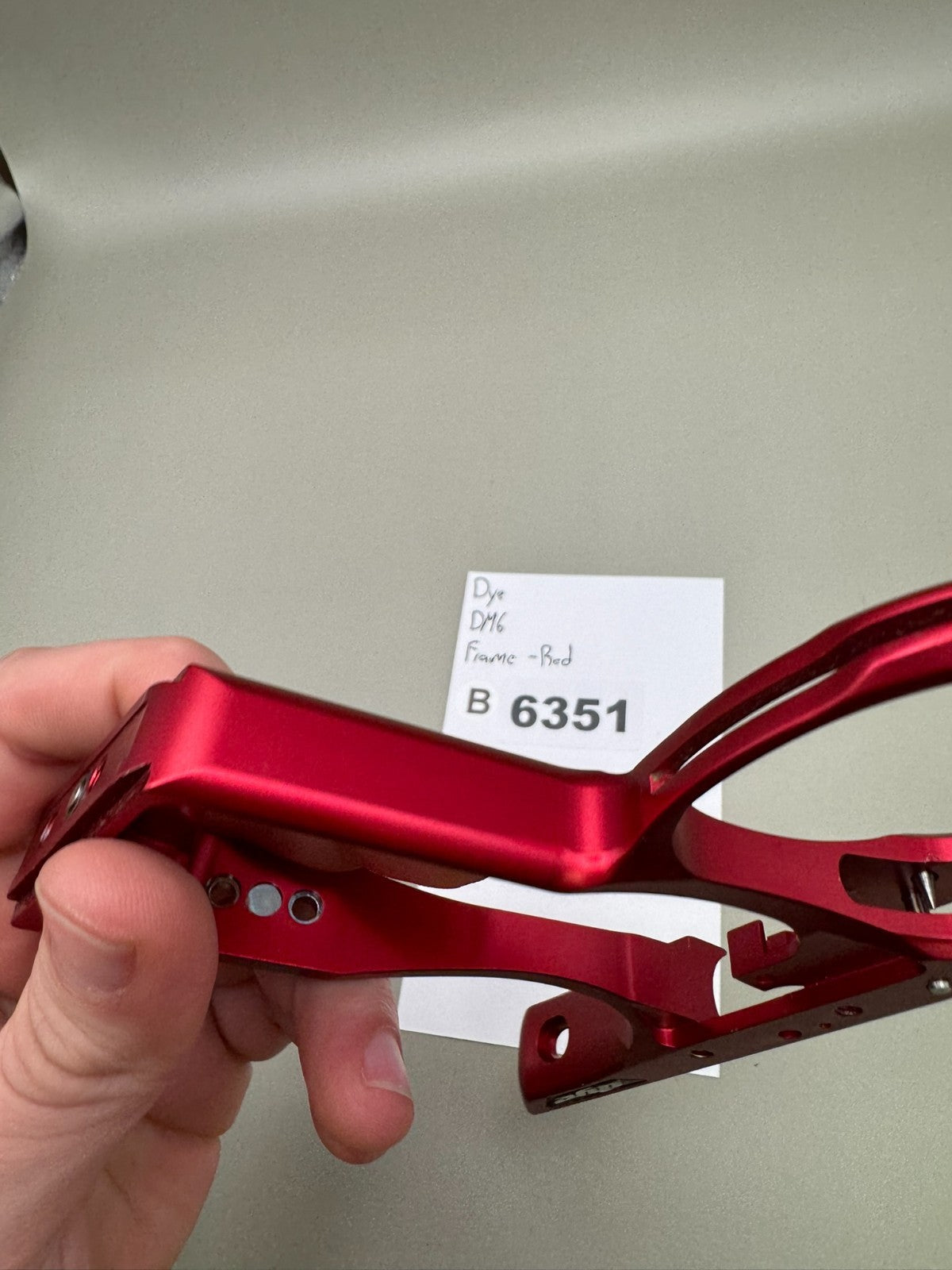 Dye DM6 Frame-Satin Red